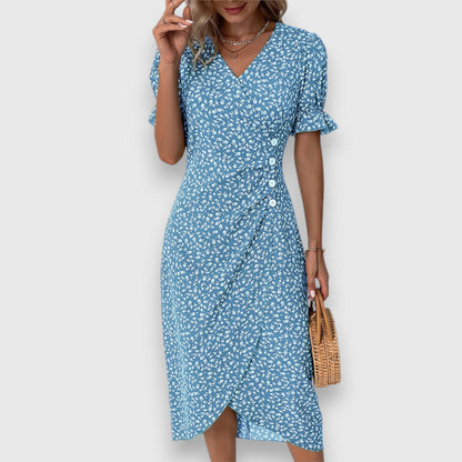 Tessina – Elegancka Kwiatowa Sukienka