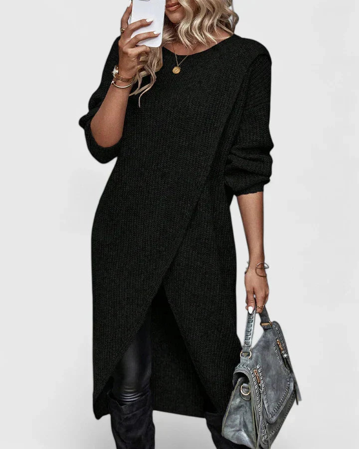 Zarymelle | Elegancka Sukienka Swetrowa