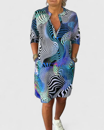 Helinae™ | Stylowa Sukienka z Dekoltem w Kształcie V