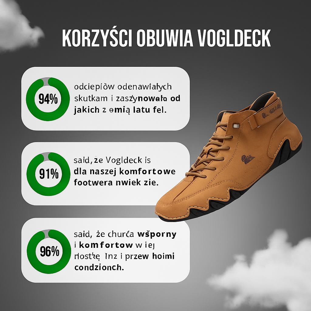 VogLDeck – Wodoodporne i oddychające buty ortopedyczne