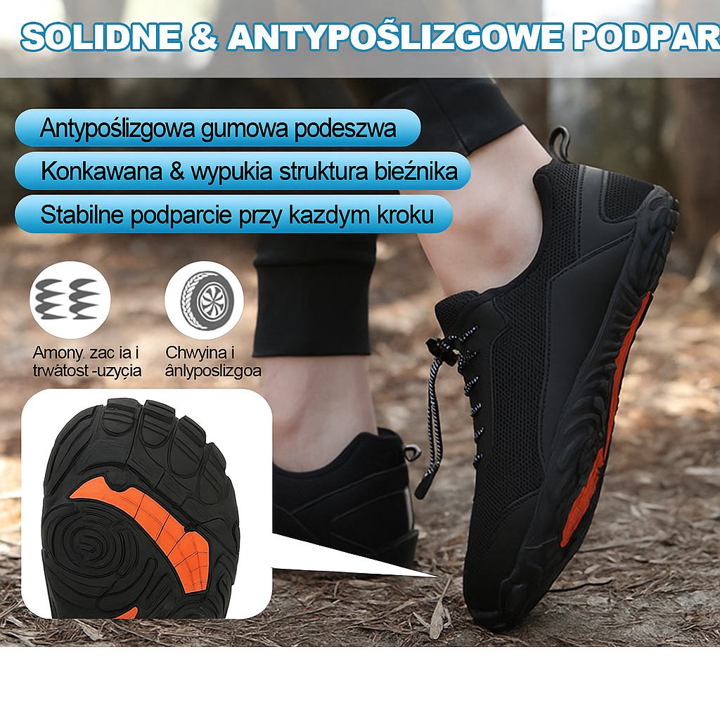 ErgoWalk – Ortopedyczne i wodoodporne buty barefoot