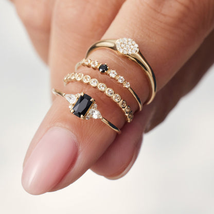 Isavianne | Pierścionek diamentowy 18K Złoto