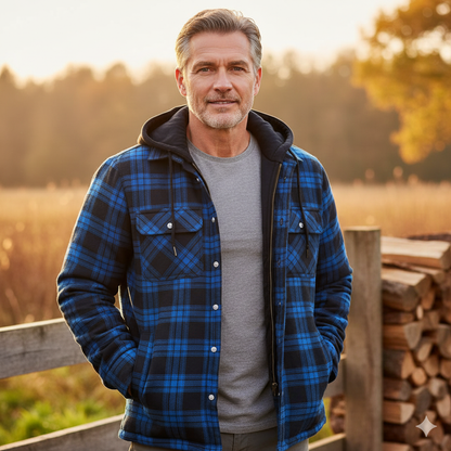 Arend – Męski Płaszcz z Ciepłej Mieszanki Wełny Premium