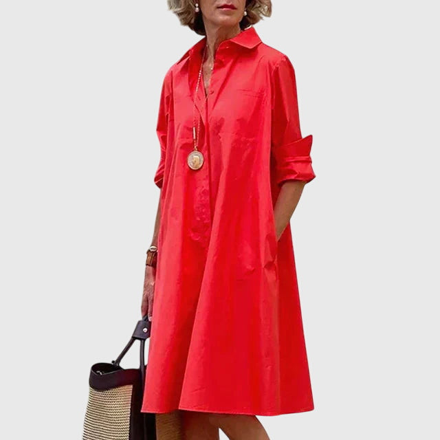 Paige™ - Stylowa Sukienka z Kieszeniami