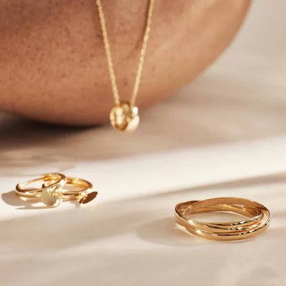 Isandrielle | Pierścionek 18k Złoto