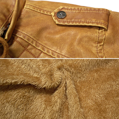 Luksusowa skórzana kurtka